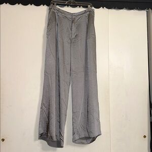Silver Gray Wide-Leg Pants (plz read)